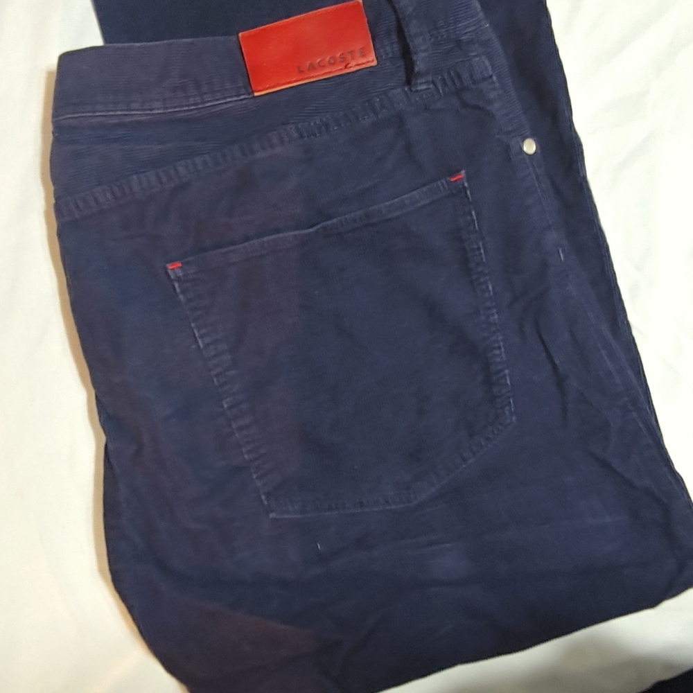 Dark blue corduroy pants